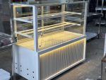 Fiamak Cooling 200 cm Dik Camlı Pasta Teşhir Dolabı Beyaz Mobilyalı