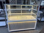 Fiamak Cooling 200 cm Dik Camlı Pasta Teşhir Dolabı Beyaz Mobilyalı