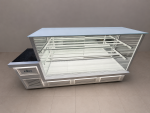 Fiamak Cooling 250 cm Bankolu Pasta Teşhir Dolabı Beyaz Mobilya İşlemeli Pastane Teşhir Dolabı