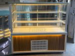 Fiamak Cooling 100 cm Ceviz Mobilyalı Pasta Teşhir Dolabı Dinamik Soğutma ve LED