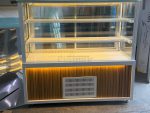 Fiamak Cooling 100 cm Ceviz Mobilyalı Pasta Teşhir Dolabı Dinamik Soğutma ve LED