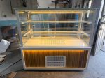 Fiamak Cooling 100 cm Ceviz Mobilyalı Pasta Teşhir Dolabı Dinamik Soğutma ve LED