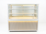 Fiamak Cooling 200 cm Dik Camlı Pasta Teşhir Dolabı Beyaz Mobilyalı
