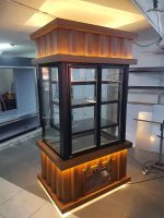 Fiamak Cooling Cephe Model Ahşap Dekorlu 150 cm Soğutmalı Teşhir Pasta Dolabı