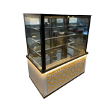 Fiamak Cooling Beyaz İşlemeli Mobilya Görünümlü Pasta Dolabı 100 cm
