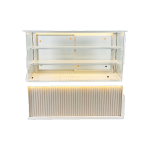 Fiamak Cooling 200 cm Dik Camlı Pasta Teşhir Dolabı Beyaz Mobilyalı